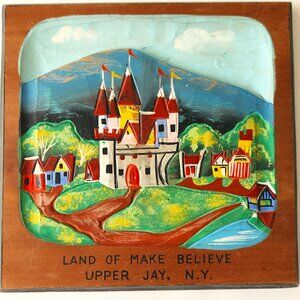 Vintage Child's Wall Decor Land of Make Believe Castle